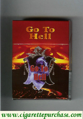 Go To Hell cigarettes hard box